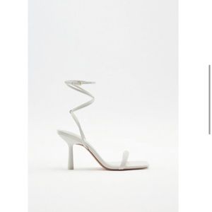 Zara Wrap High Leather Heels